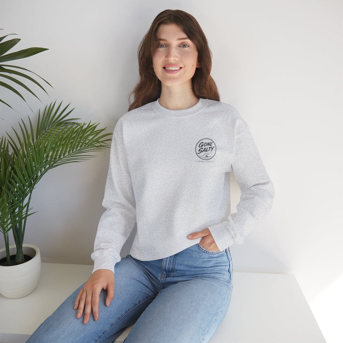 Gone Salty Logo Crewneck