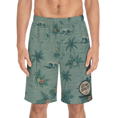 Gone Salty Tropical Boardshorts