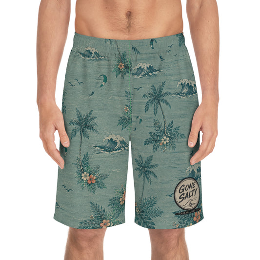Gone Salty Tropical Boardshorts
