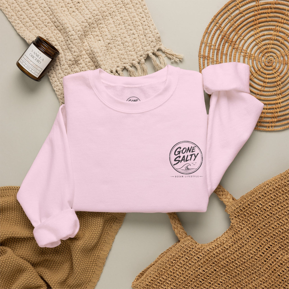 Gone Salty Logo Crewneck
