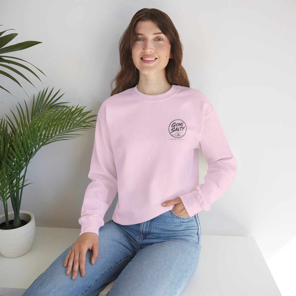 Gone Salty Logo Crewneck