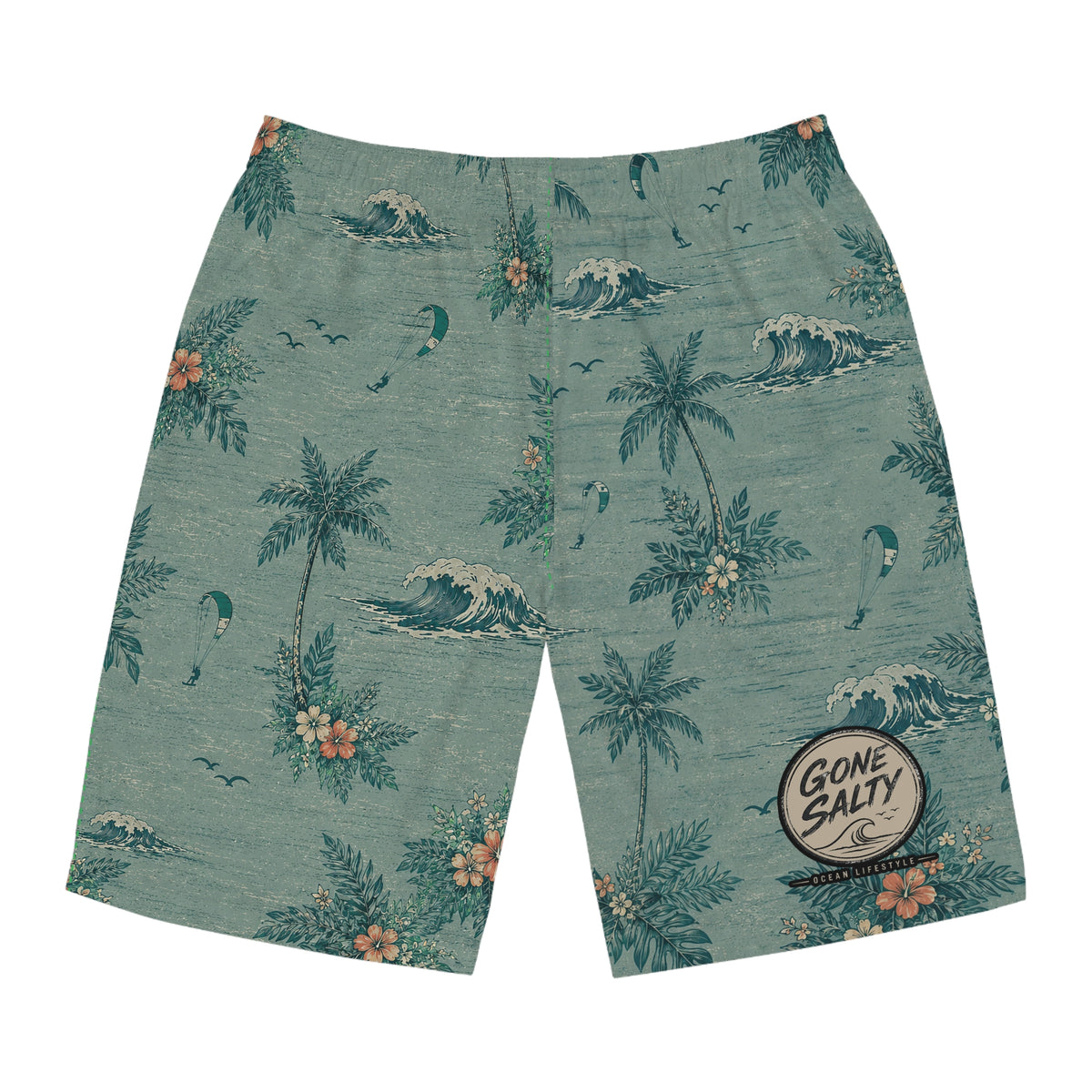 Gone Salty Tropical Boardshorts