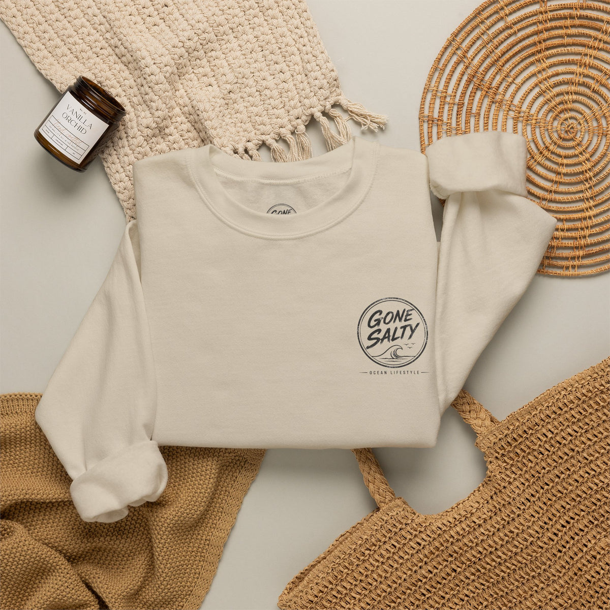 Gone Salty Logo Crewneck
