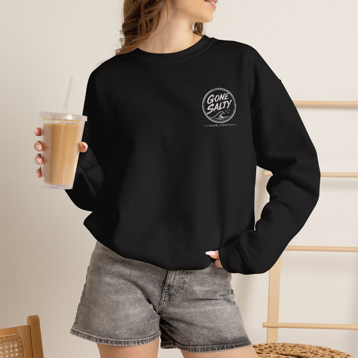 Gone Salty Logo Crewneck