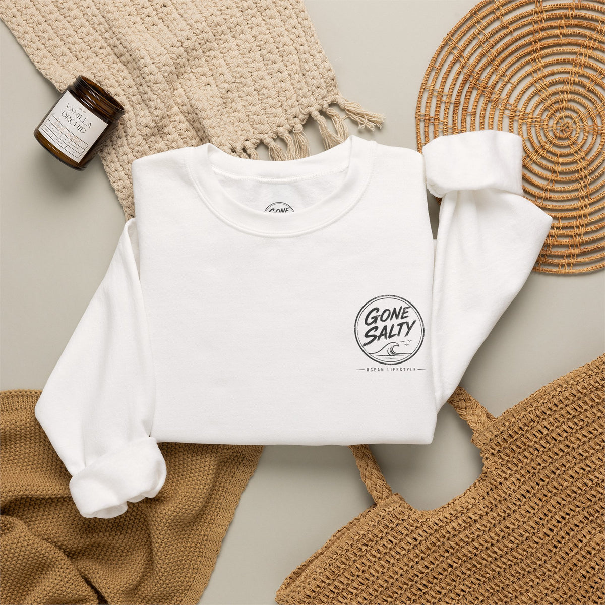 Gone Salty Logo Crewneck