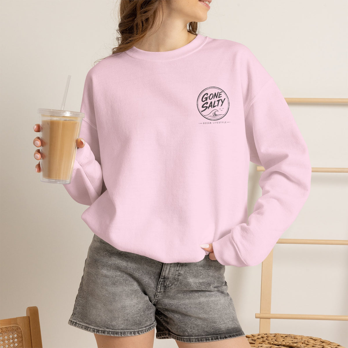 Gone Salty Logo Crewneck
