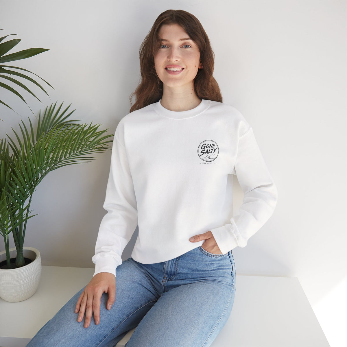 Gone Salty Logo Crewneck