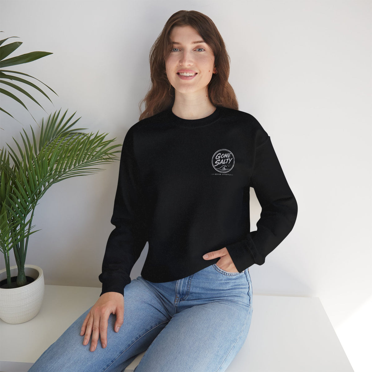 Gone Salty Logo Crewneck