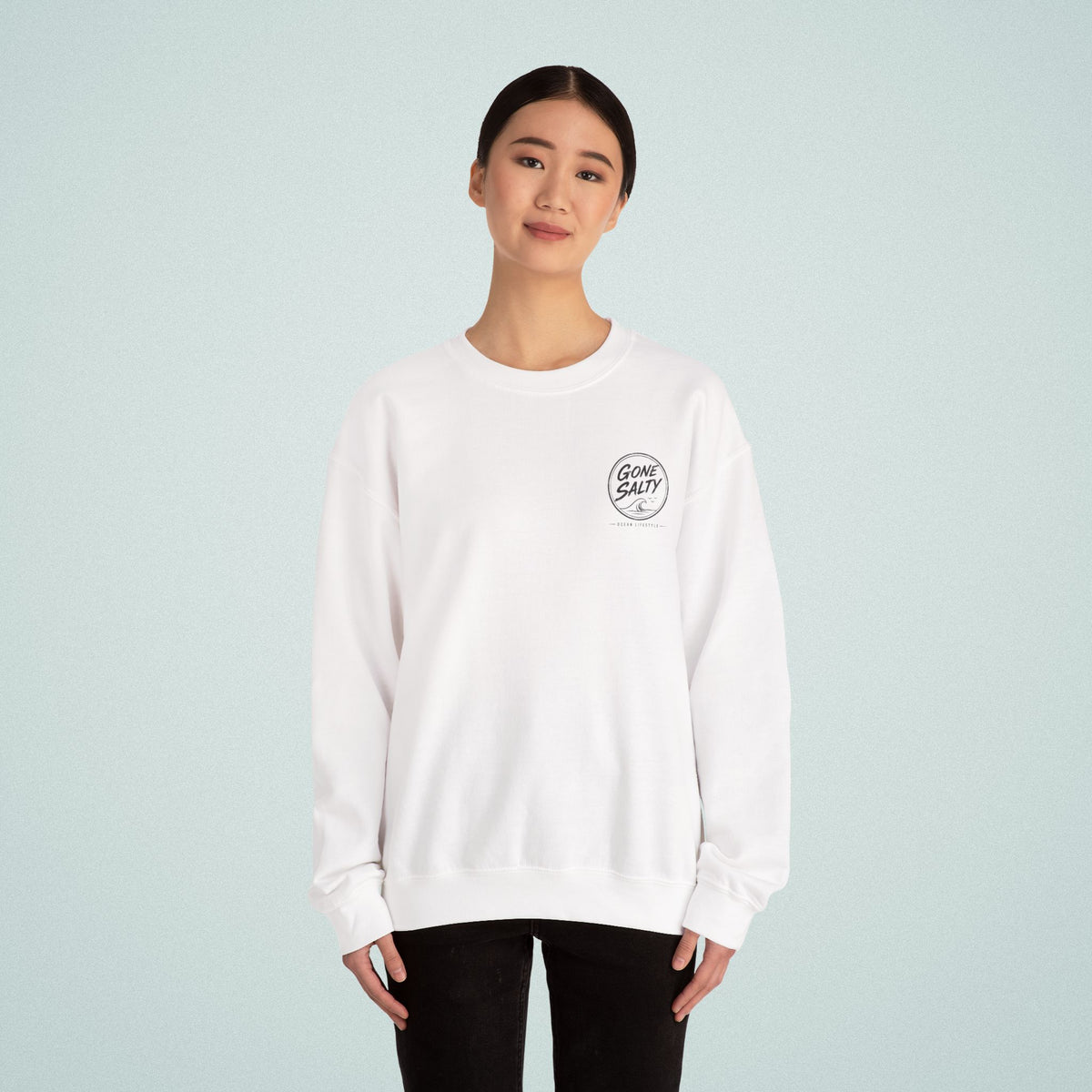 Gone Salty Logo Crewneck